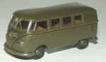 Miniatur Feuerwehrbus VW T1 in Grün